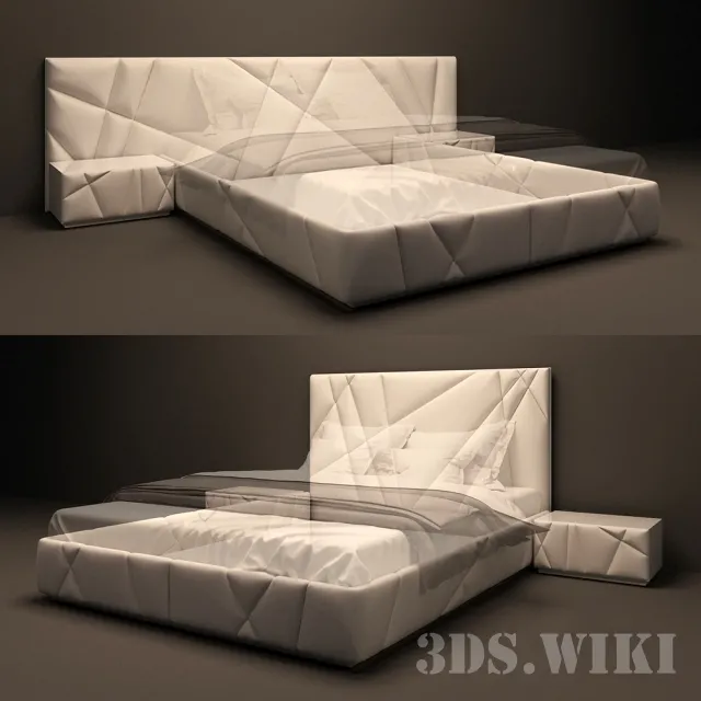 furniture – Bed without bed 3D Model