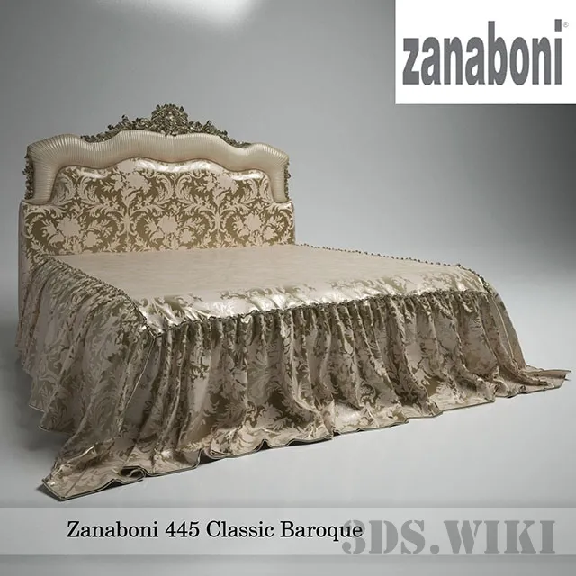 furniture – Bed Zanaboni 445 Classic Baroque 3D Model furniture – Bed Zanaboni 445 Classic Baroque 3D Model