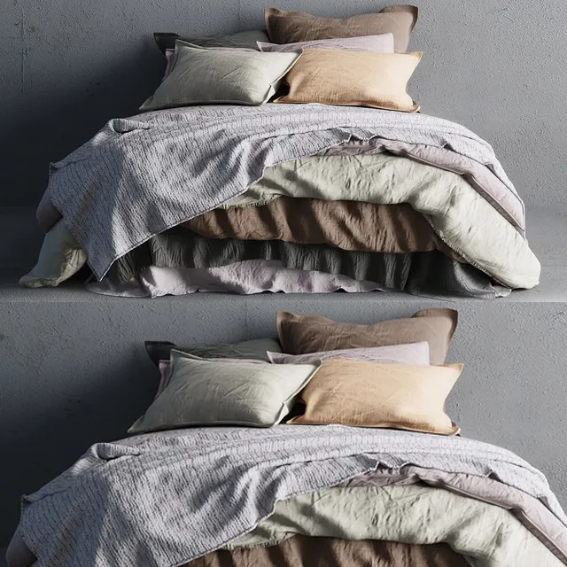 furniture – Bedclothes 2 3D Model furniture – Bedclothes 2 3D Model