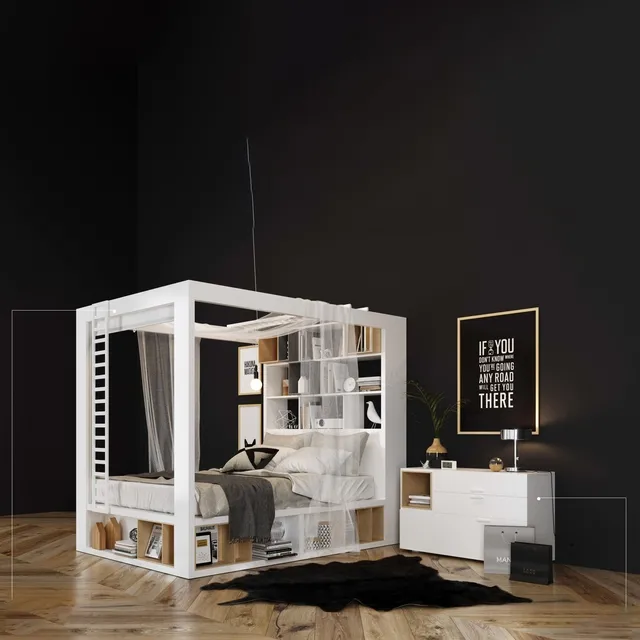 furniture – Bedroom 8 3D Model