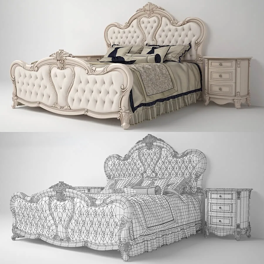 furniture – Bedroom Orpheus Art. 8985 3D Model furniture – Bedroom Orpheus Art. 8985 3D Model