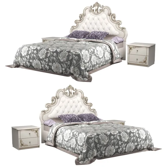 furniture – Bedroom Rosalie 1 3D Model