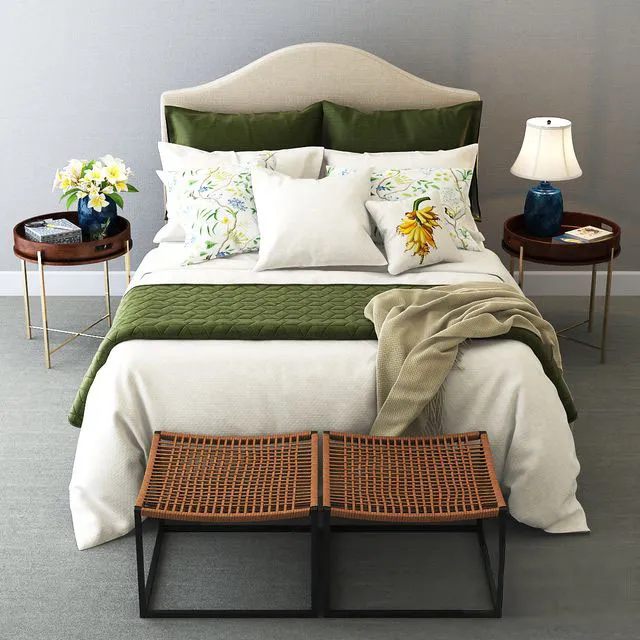 furniture – Bedroom set 010 3D Model furniture – Bedroom set 010 3D Model