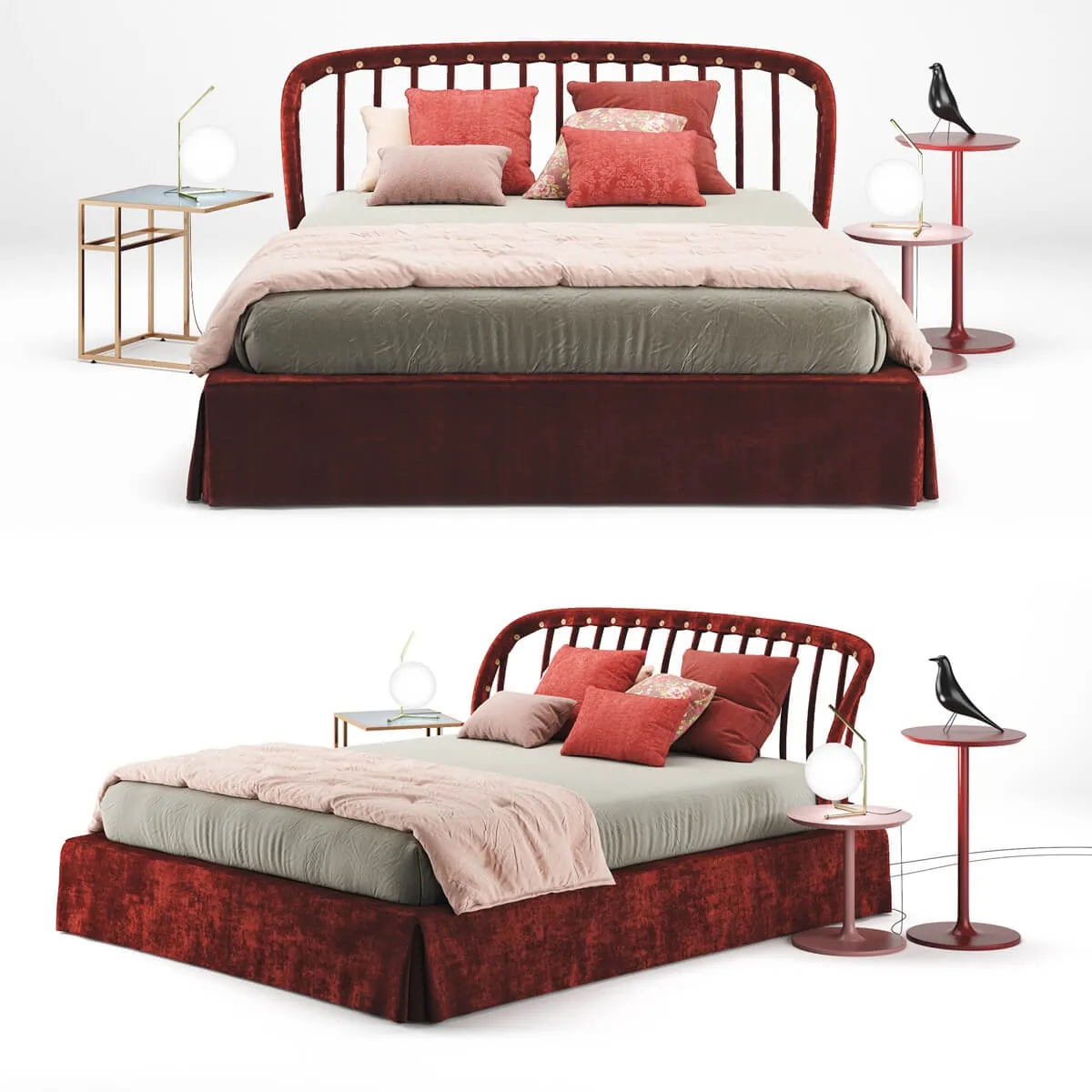 furniture – Bedroom set Twils Open Air con gonna 1 3D Model furniture – Bedroom set Twils Open Air con gonna 1 3D Model