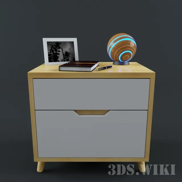 furniture – Bedside cabinet 3D Model furniture – Bedside cabinet 3D Model