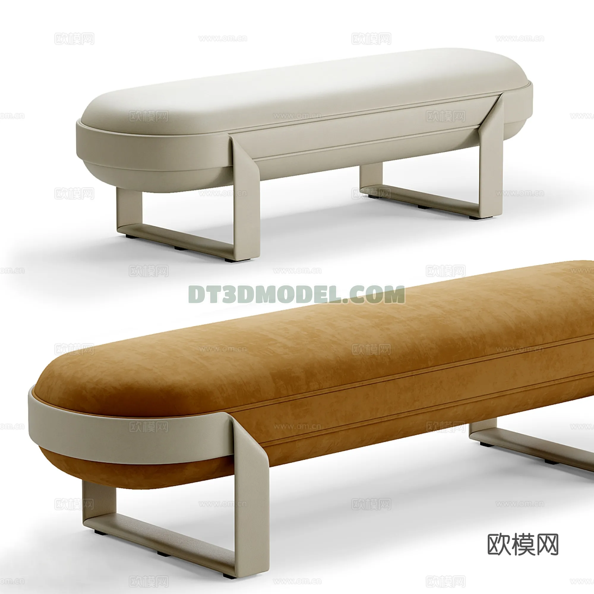 FURNITURE – BEDSIDE TABLE – 3D Model For Interior Design – 2117