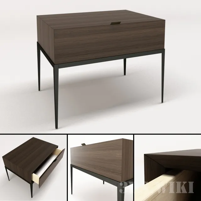furniture – Bedside table Kessler by MisuraEmme 3D Model