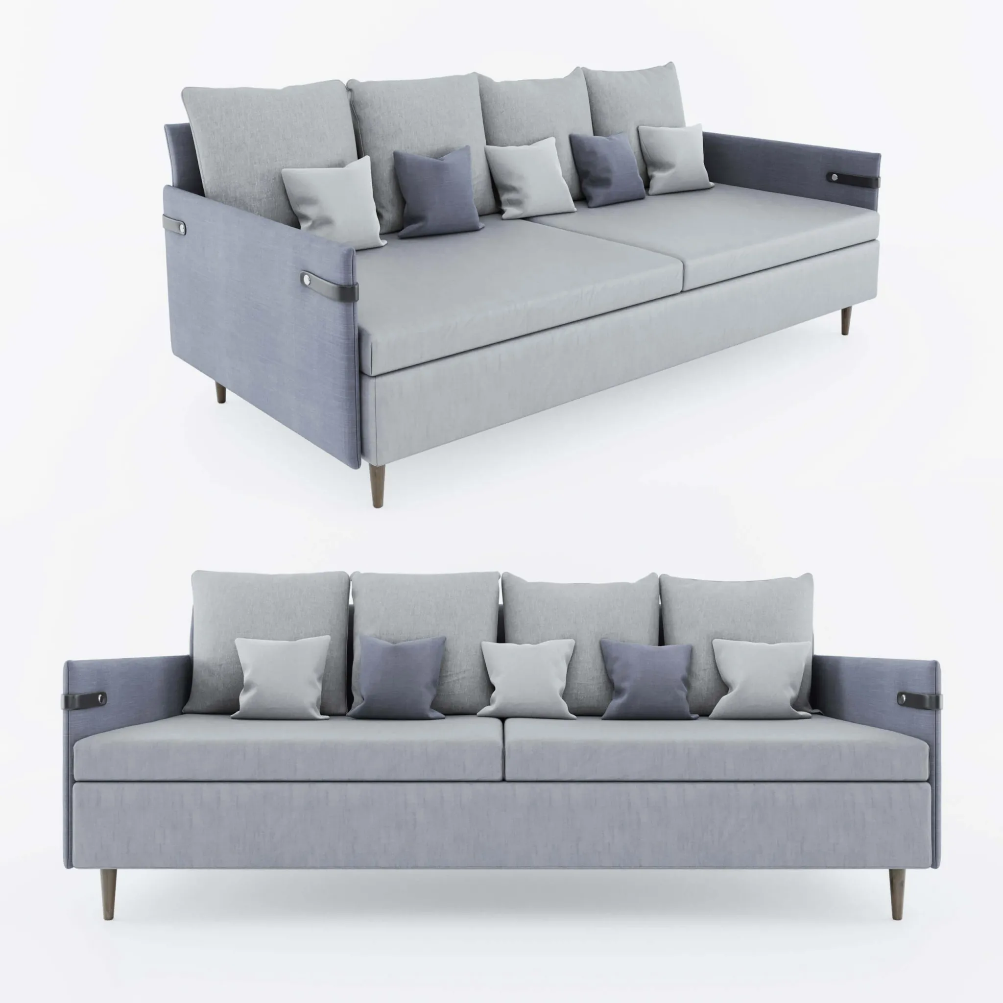 furniture – Bell’Arte – Genus sofa 3D Model