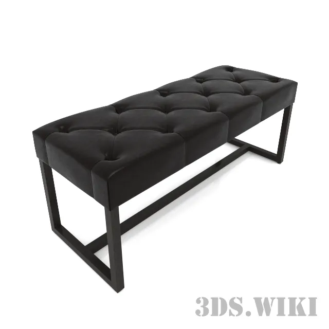 furniture – Bench Bruhl Belami-tacked 3D Model furniture – Bench Bruhl Belami-tacked 3D Model