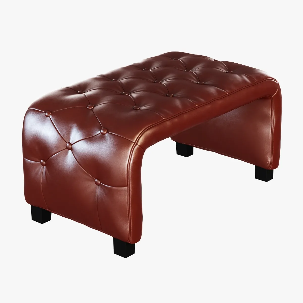 furniture – Bench Horseshoe 2 3D Model