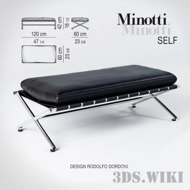 furniture – Bench Self 3D Model furniture – Bench Self 3D Model