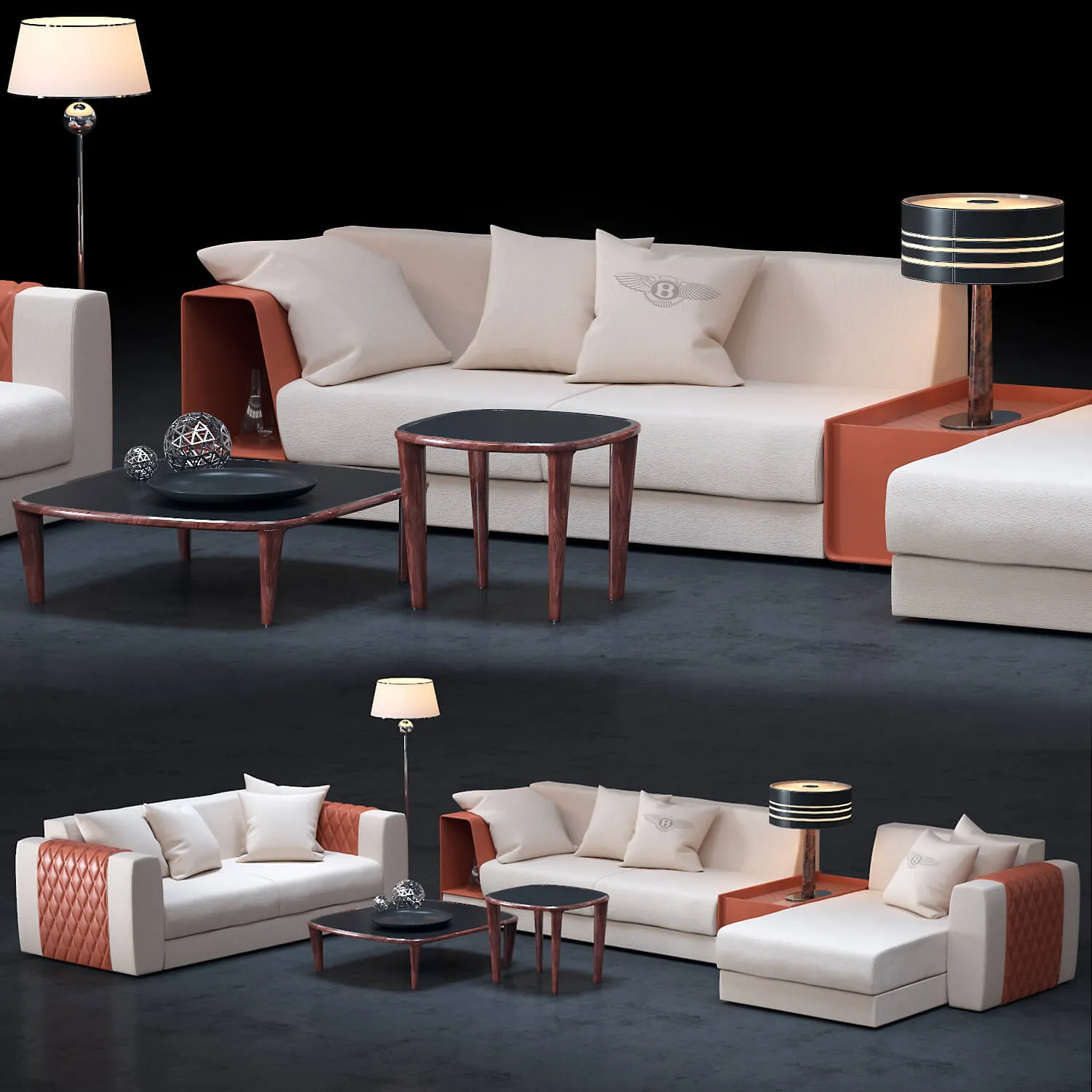furniture – Bentley Eastgate sofas 3D Model