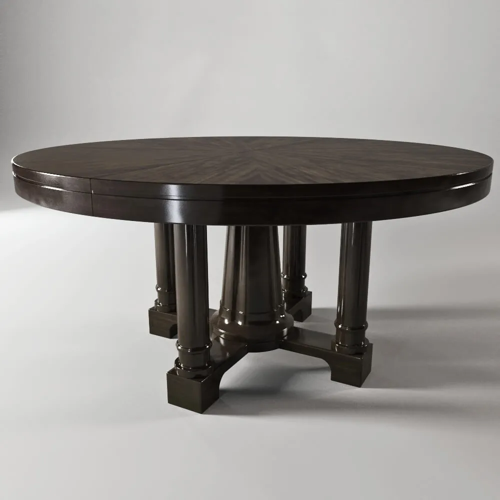 furniture – Bernhardt Sutton House Round dining table 3D Model