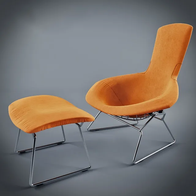 furniture – Bertoia Bird chair 3D Model