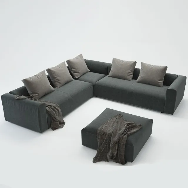 furniture – Biba Salotti Joy sofa  5 3D Model