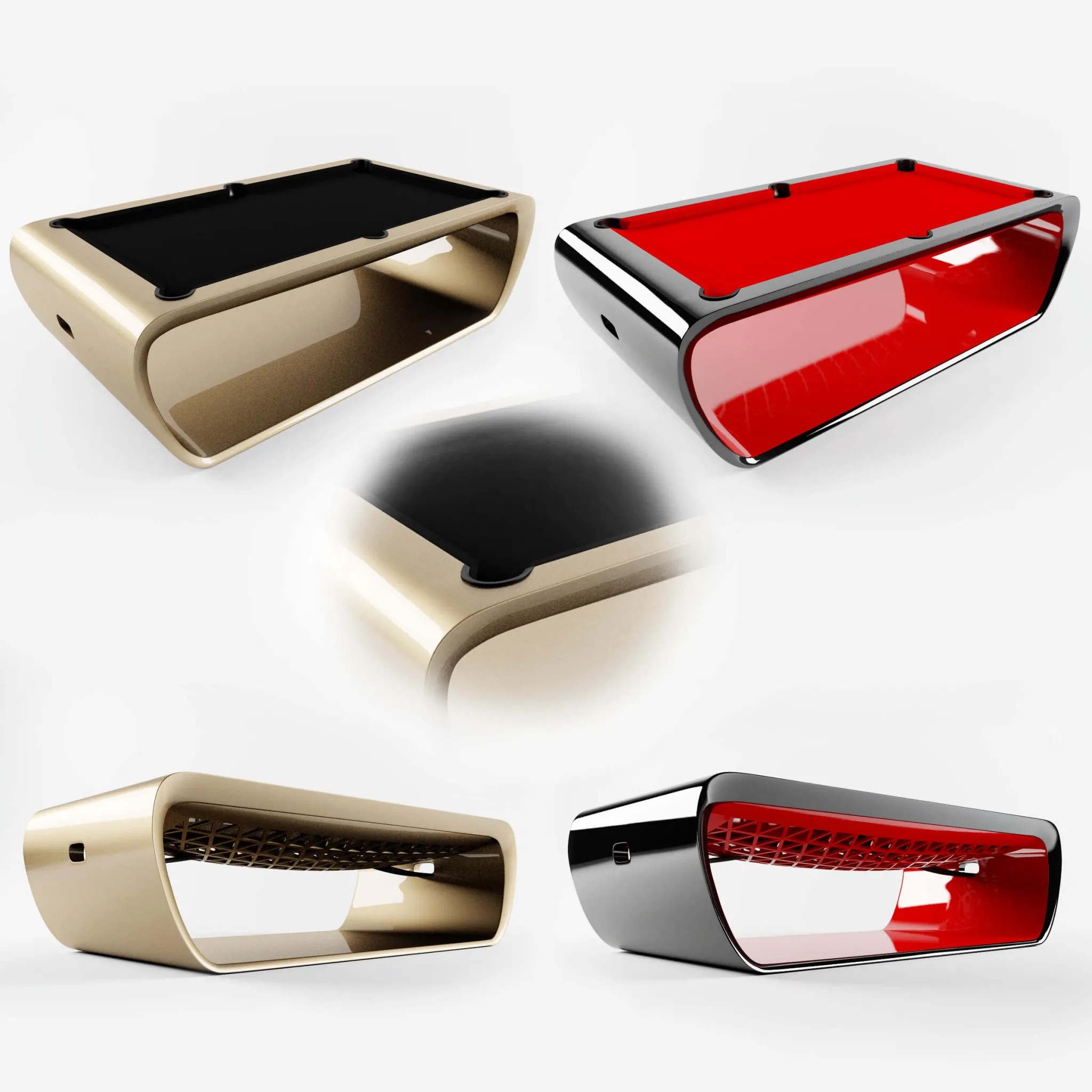 furniture – Billard Toulet 3D Model