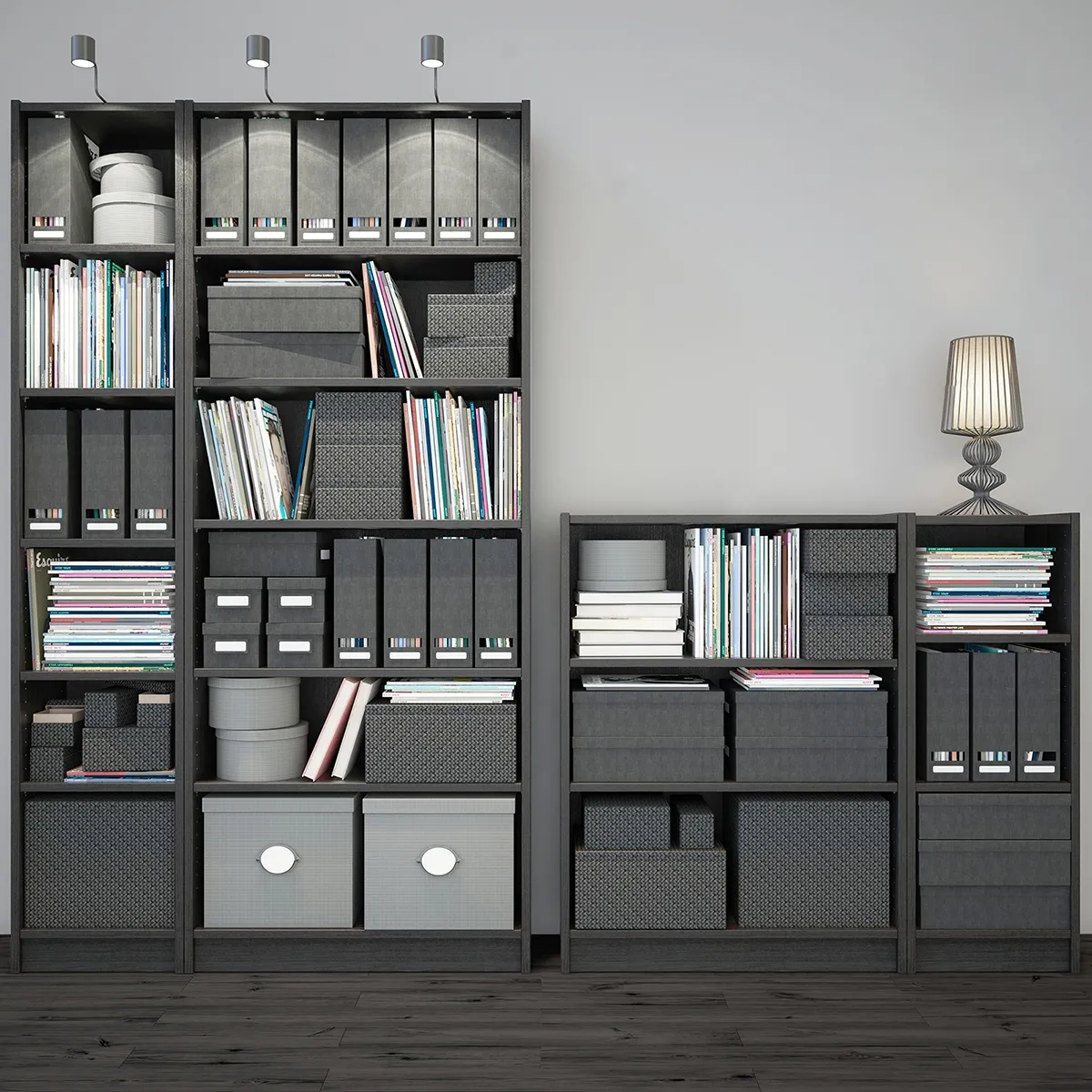 furniture – Billy bookcase 01 3D Model