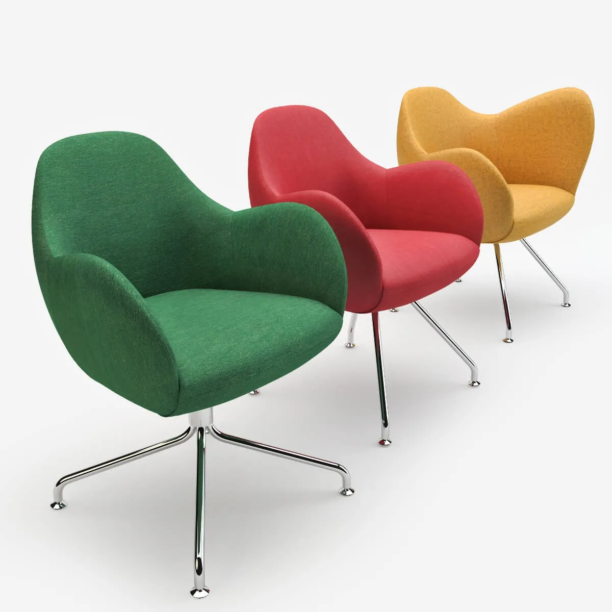 furniture – Bla Station Wilmer armchair set 3D Model