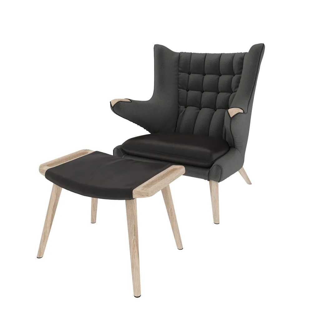 furniture – Black armchair 001 3D Model furniture – Black armchair 001 3D Model