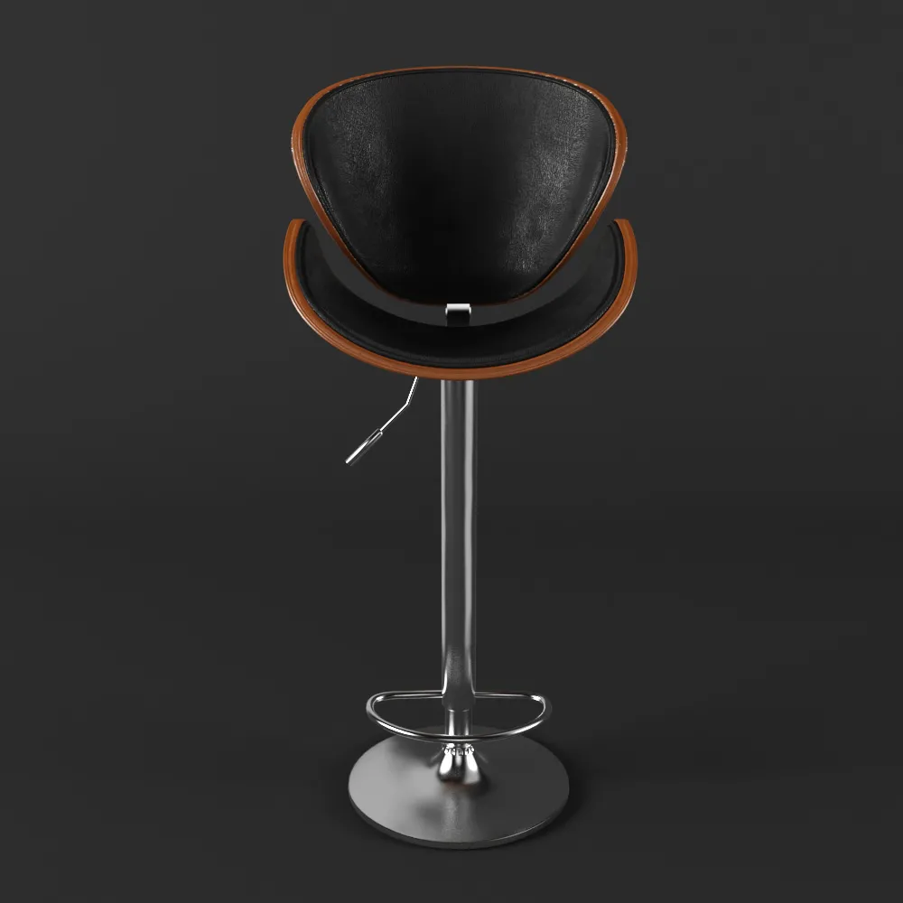furniture – Black modern bar stool 3D Model furniture – Black modern bar stool 3D Model
