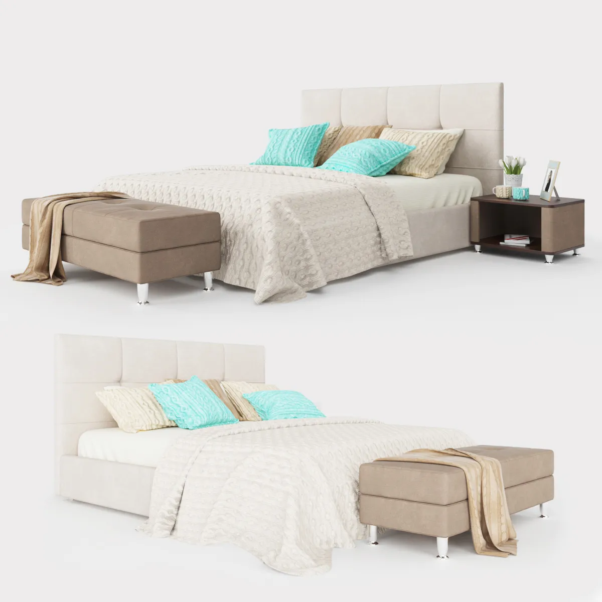 furniture – Blest bed Michel 45 3D Model furniture – Blest bed Michel 45 3D Model