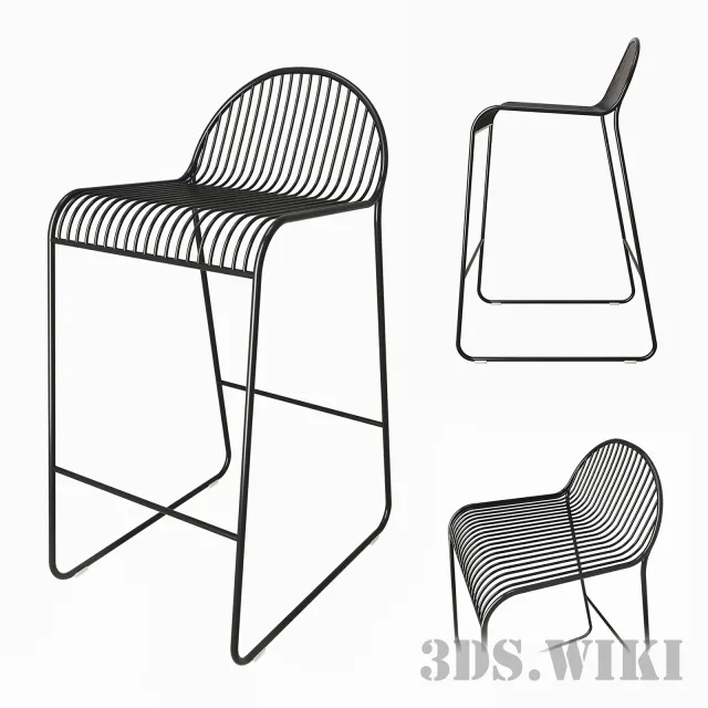 furniture – Bloomingville Friend Metal Bar Chair 3D Model furniture – Bloomingville Friend Metal Bar Chair 3D Model