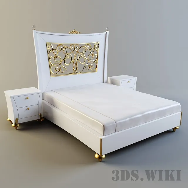 furniture – BLUE DIAMOND bed from Lanpas factory 3D Model furniture – BLUE DIAMOND bed from Lanpas factory 3D Model