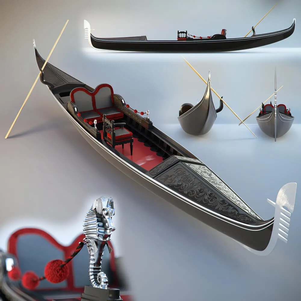 furniture – Boat 63 3D Model