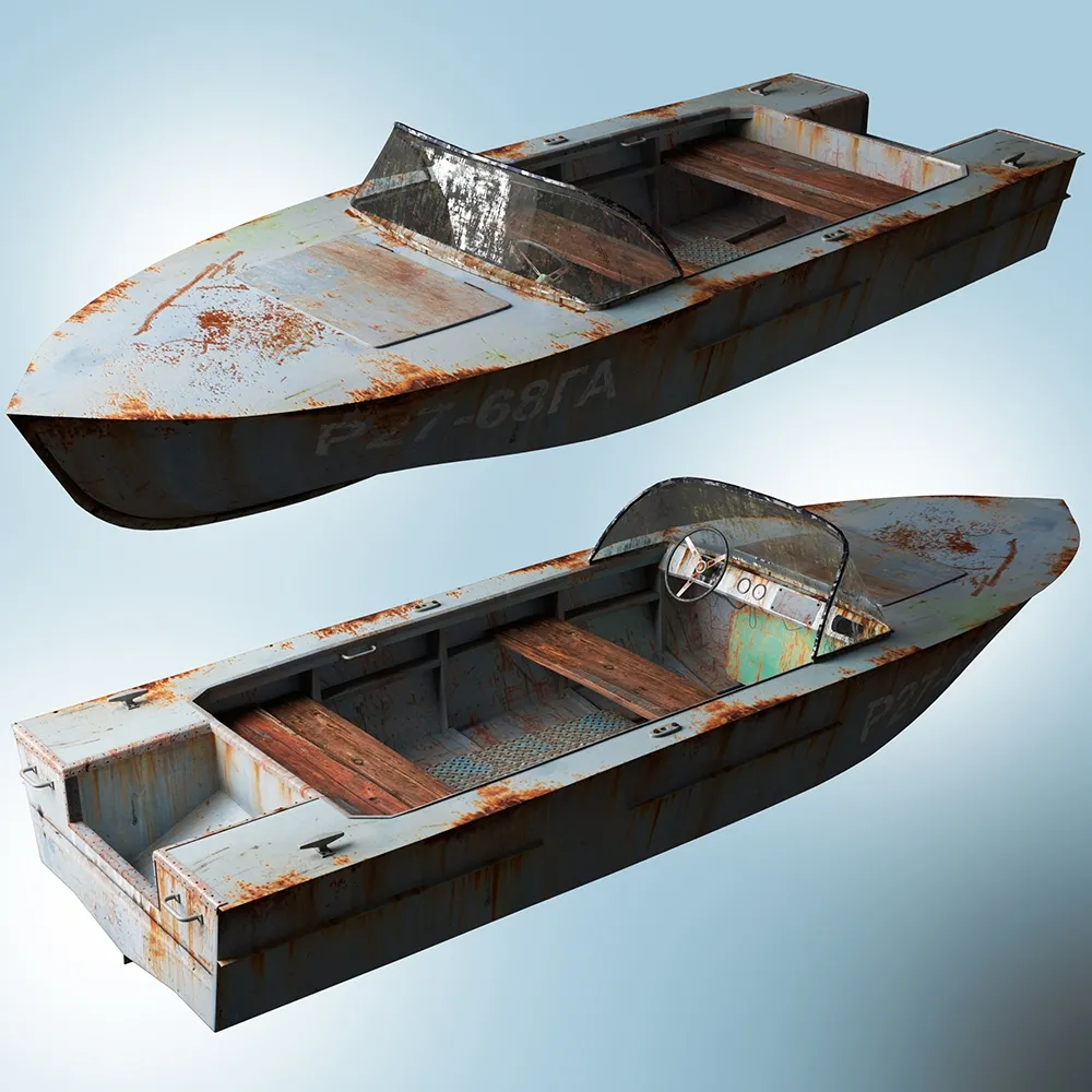 furniture – Boat 67 3D Model