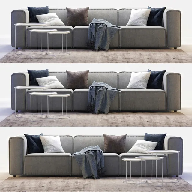furniture – BoConcept Carmo sofa 1 3D Model