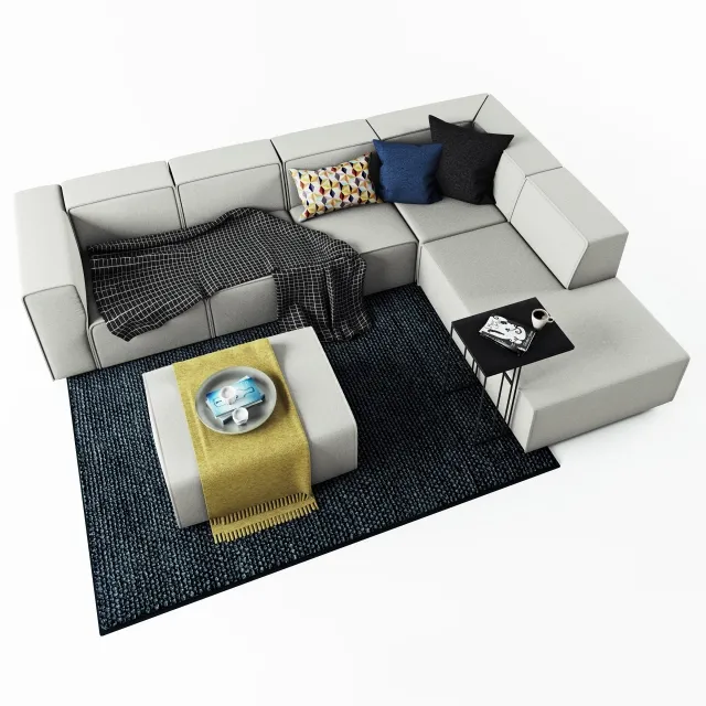 furniture – BoConcept Carmo sofa  3 3D Model