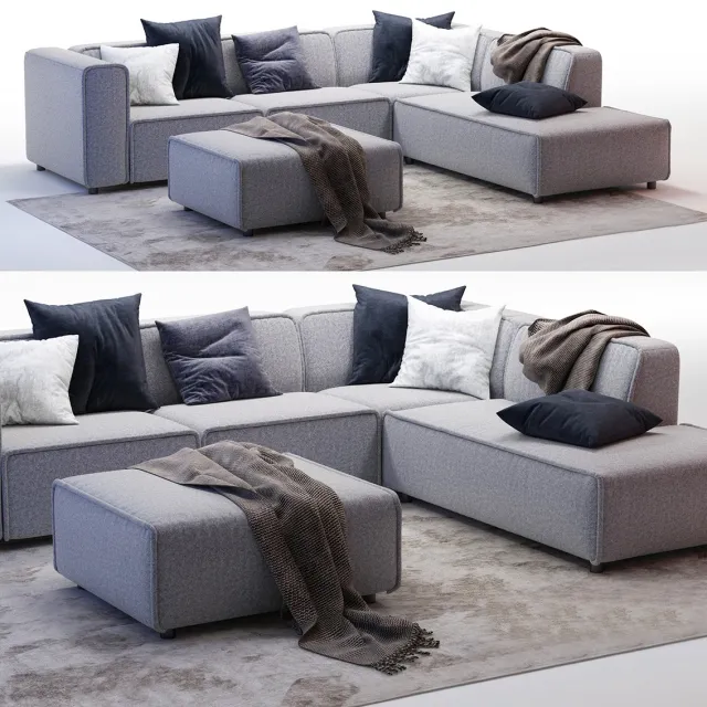 furniture – BoConcept Carmo sofa 5 3D Model