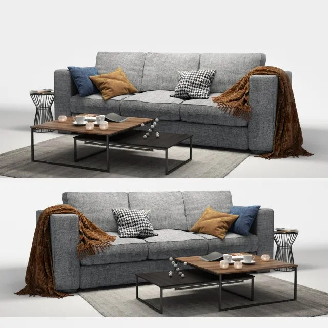 furniture – BoConcept Cenova_5 Sofa 3D Model