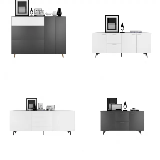 furniture – BoConcept chest of drawers system set 01 3D Model furniture – BoConcept chest of drawers system set 01 3D Model