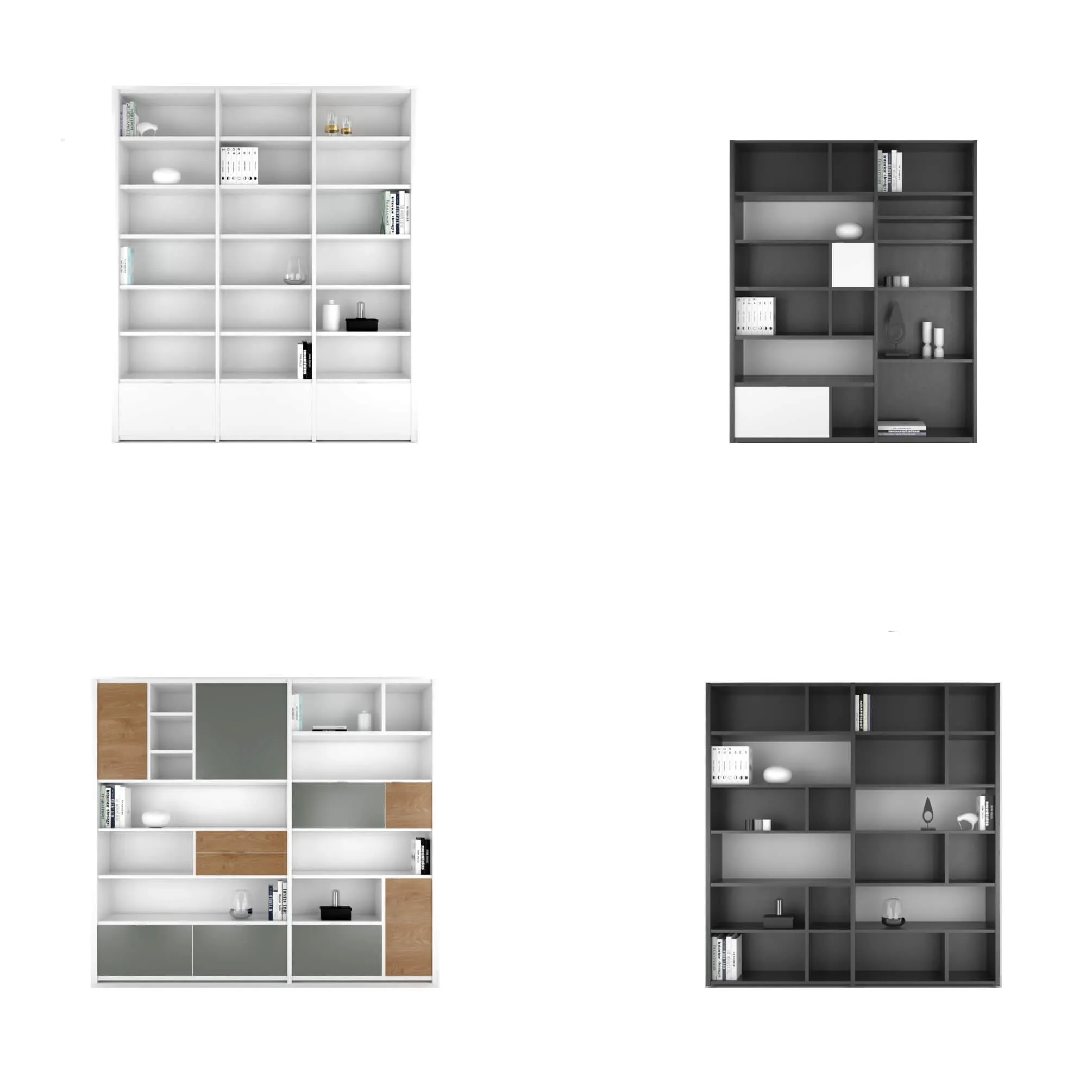 furniture – BoConcept Copenhagen wall system set 3 3D Model