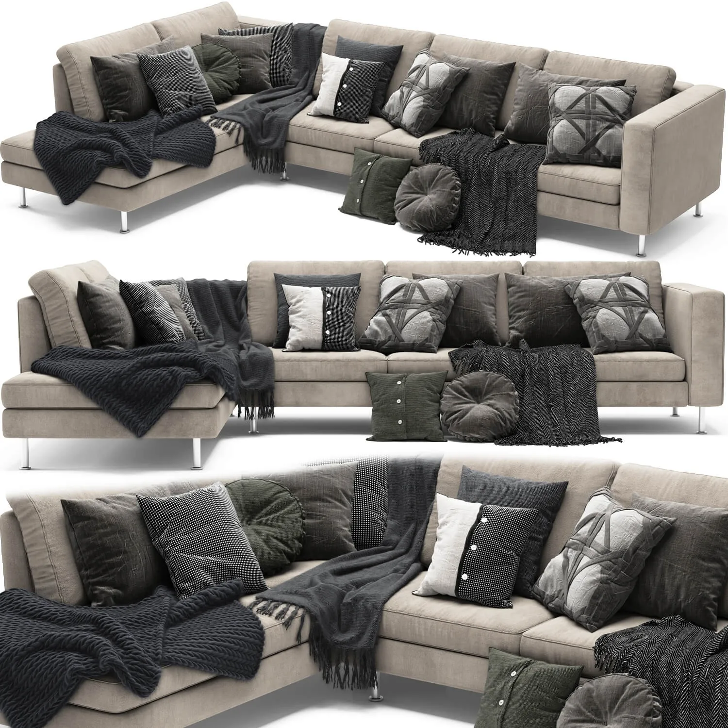 furniture – BoConcept Indivi sofa 5 3D Model
