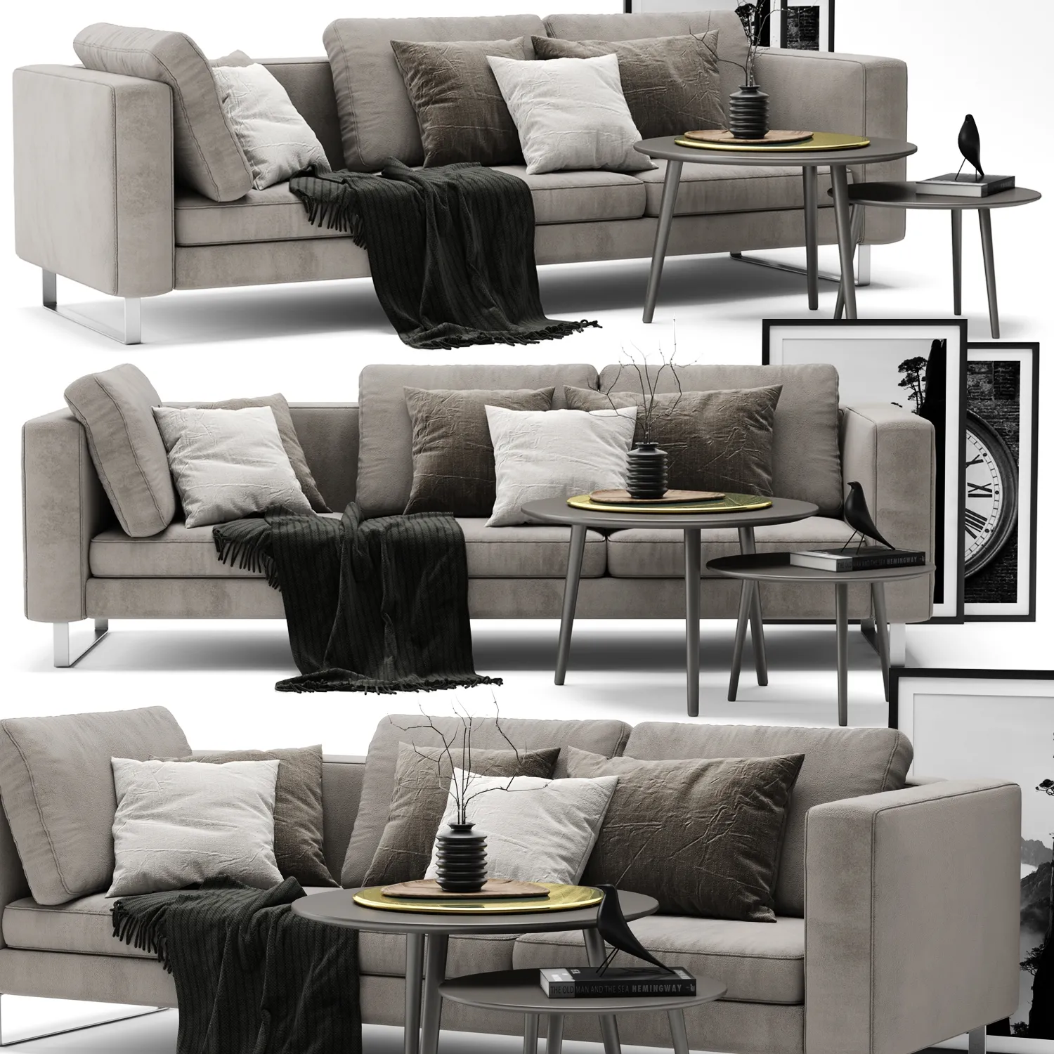 furniture – BoConcept Indivi sofa A 3D Model