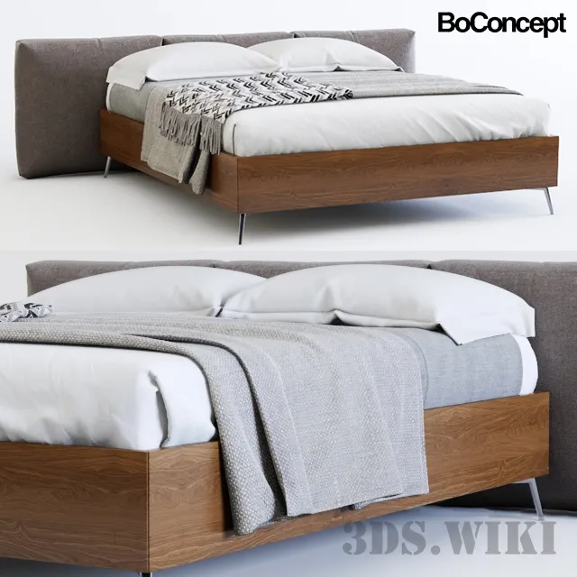 furniture – Boconcept Lugano Bed 3D Model furniture – Boconcept Lugano Bed 3D Model