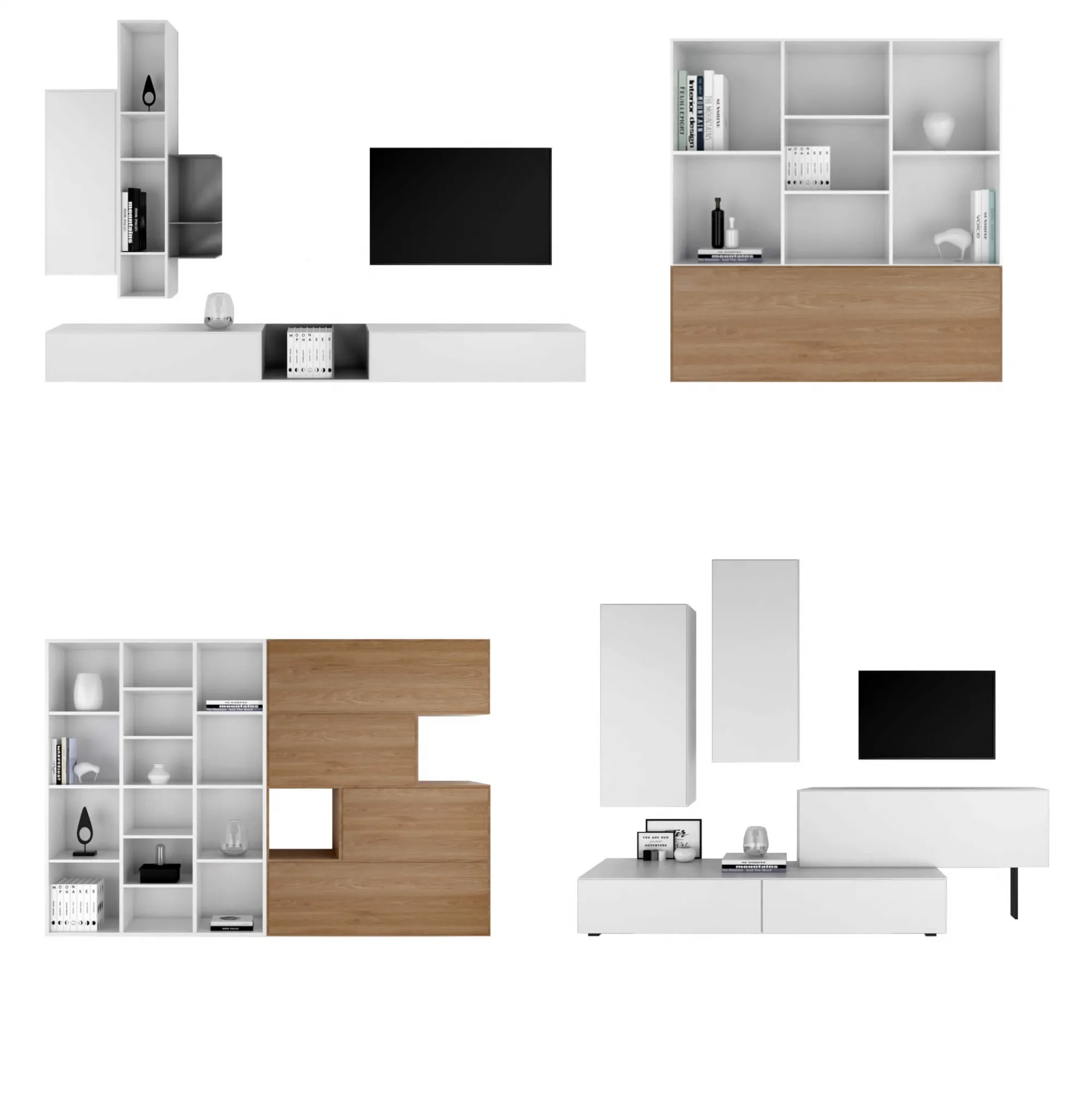 furniture – BoConcept Lugano wall system set 1 3D Model