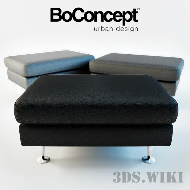 furniture – BoConcept ottomans 3D Model furniture – BoConcept ottomans 3D Model