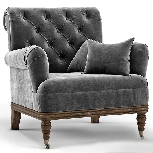 furniture – Bogard Accent  armchair 3D Model