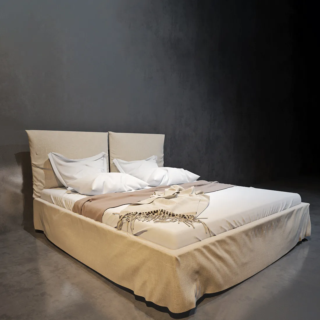 furniture – Bonaldo bed 04 3D Model furniture – Bonaldo bed 04 3D Model