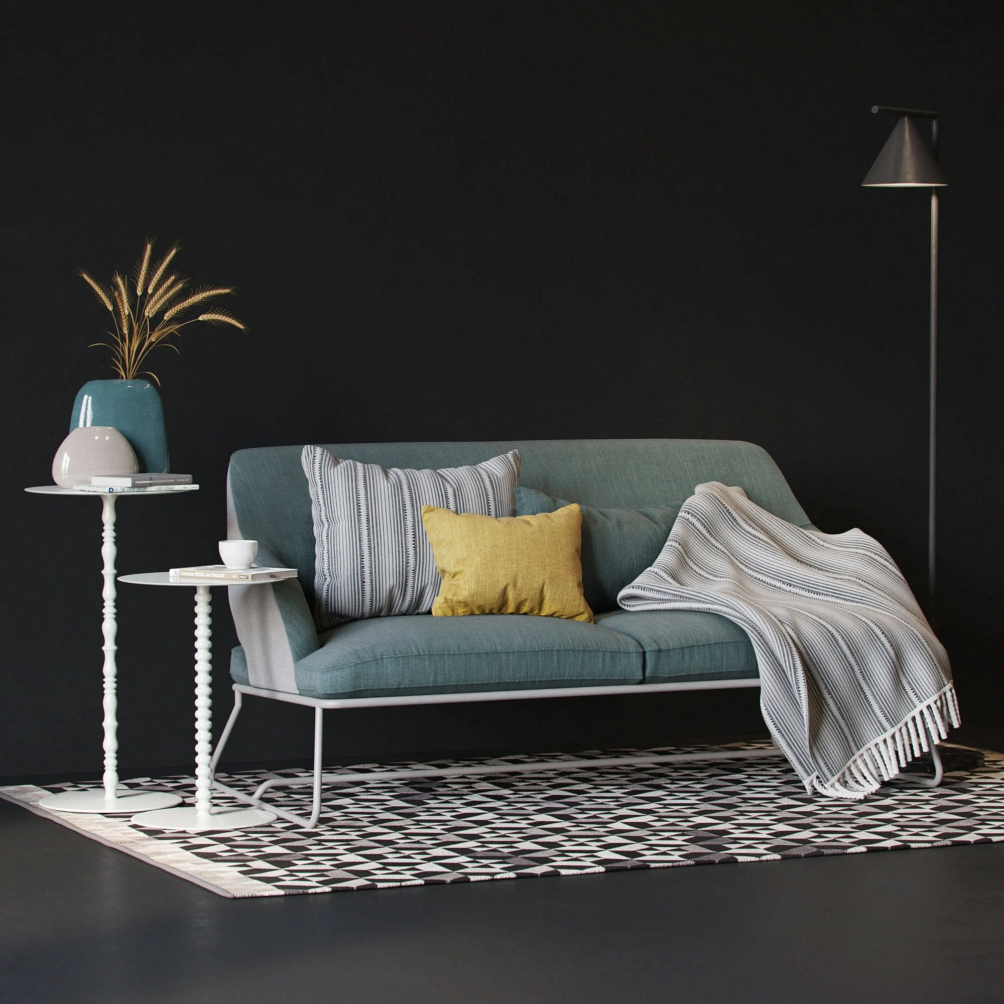 furniture – Bonaldo Blazer sofa 3D Model