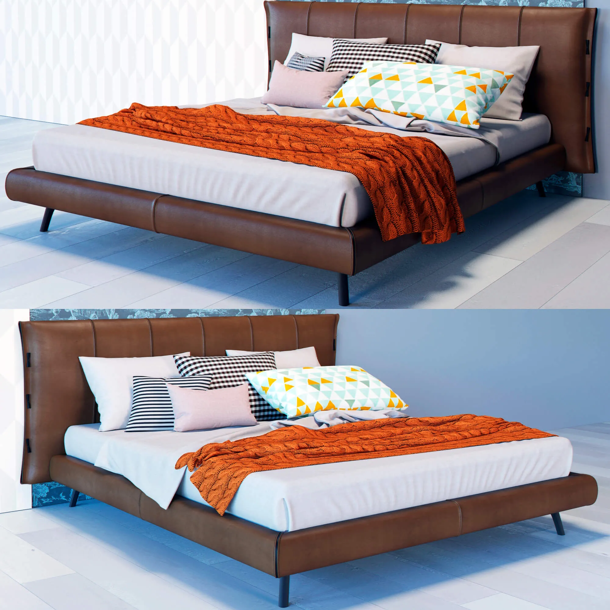furniture – Bonaldo cuff bed 022 3D Model furniture – Bonaldo cuff bed 022 3D Model