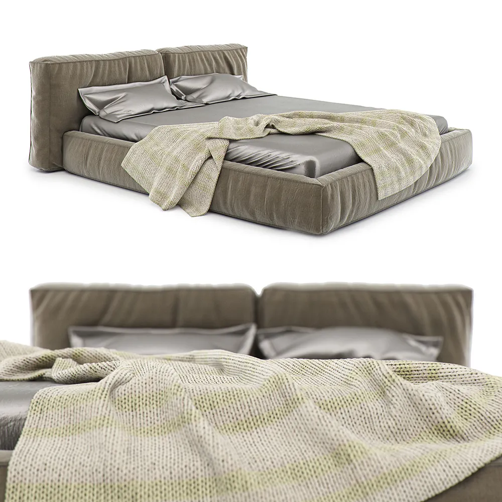 furniture – Bonaldo Fluff bed 07 3D Model furniture – Bonaldo Fluff bed 07 3D Model