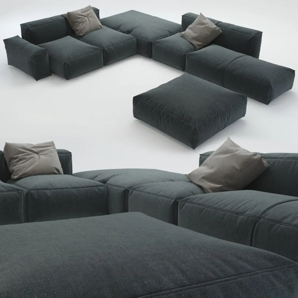 furniture – Bonaldo Peanut B Composizione 6 Sofa 3D Model