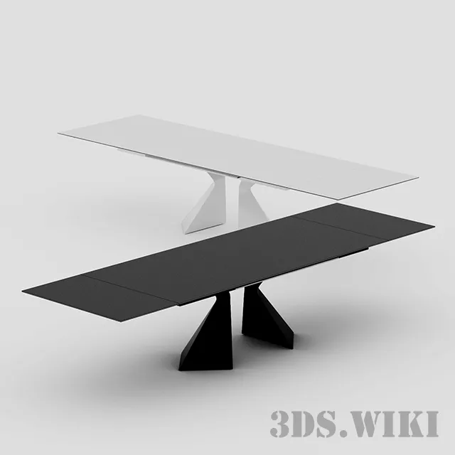 furniture – Bonaldo Prora dining table 3D Model
