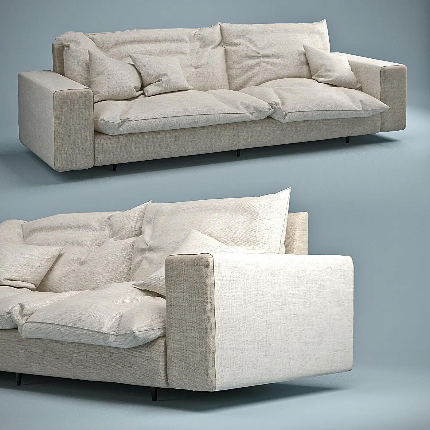 furniture – Bonaldo sofa 8 3D Model