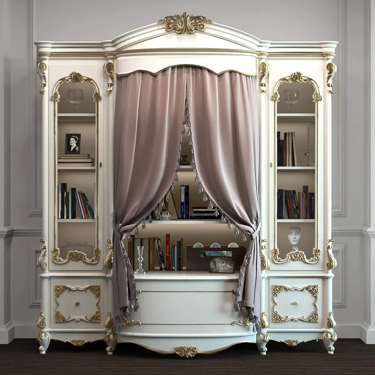 furniture – Bookcase 01 3D Model