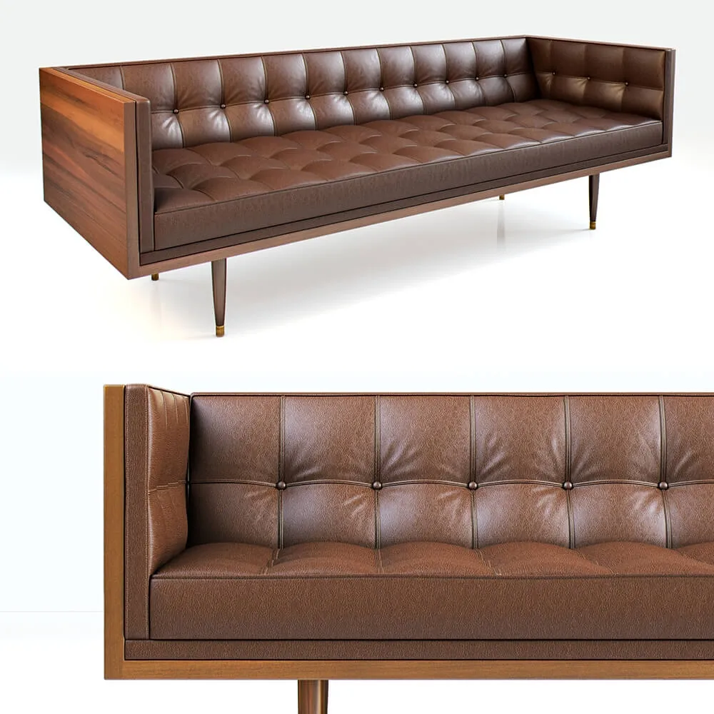 furniture – Box large sofa 2200 3D Model